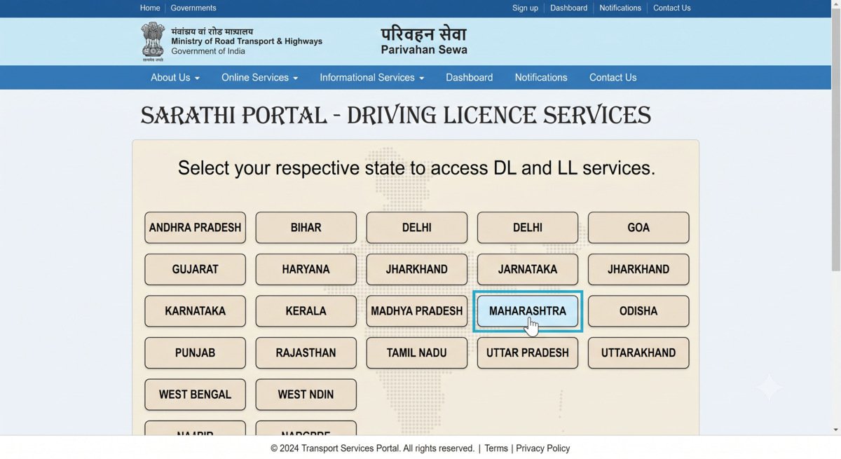 How to Access Official Services on Parivahan (Step-by-Step)