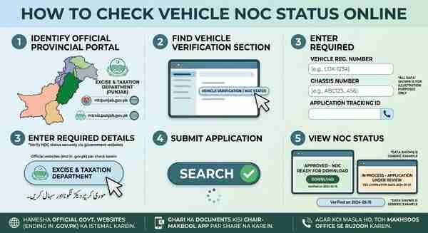 How to Check Vehicle NOC (No Objection Certificate) Status Online